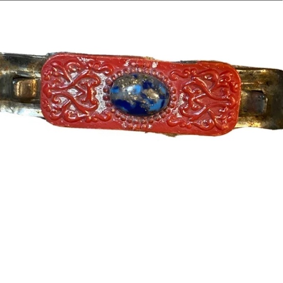 Vintage Jeweled Bottle Can Opener Rhinestone World Map - Picture 3 of 4